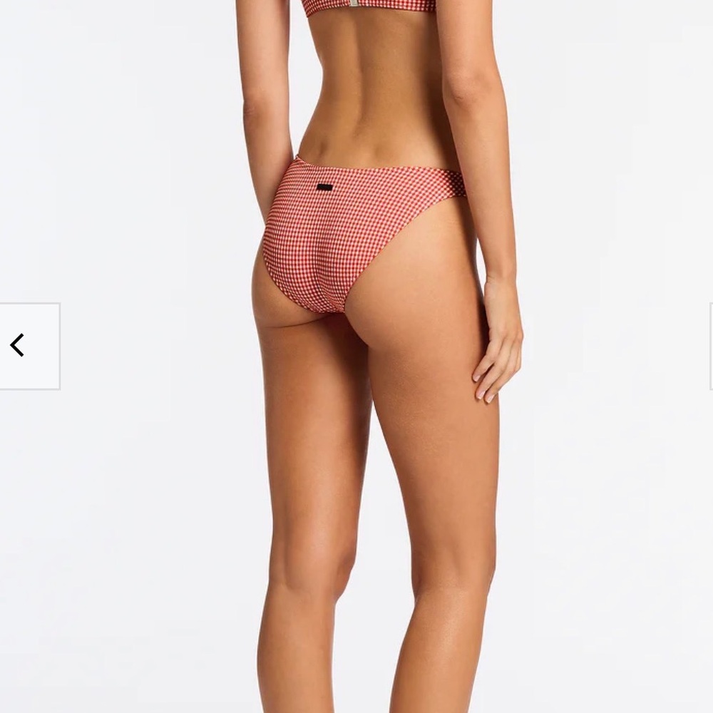 Triangl PRON Red Gingham bikini bottom